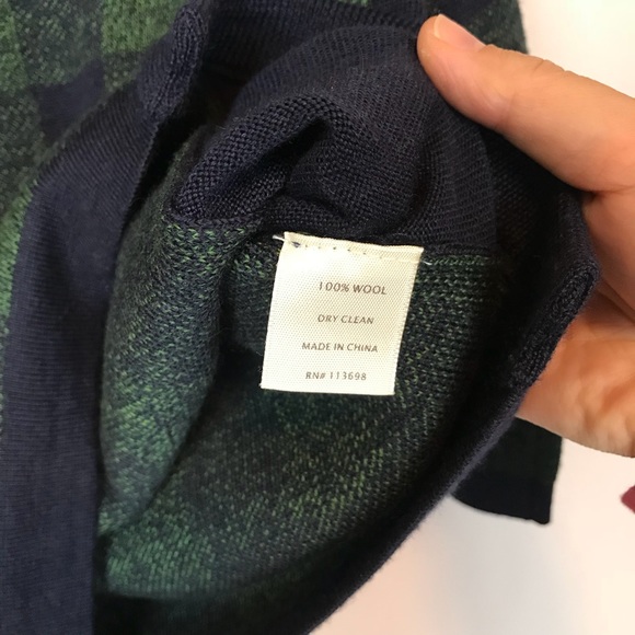 ▪️MARGARET OLEARY▪️Crew neck checkered Chartreuse - Picture 6 of 8